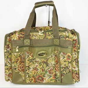 Vintage Firenze Tapestry Duffle Bag Carry On